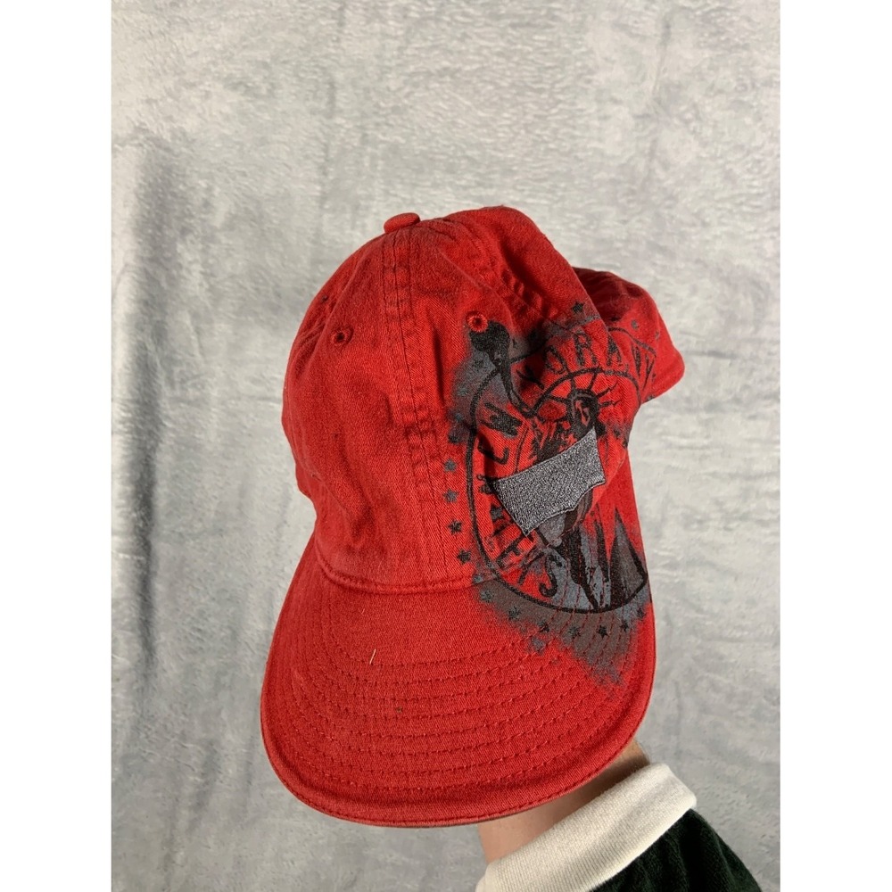 Levi's New York City Statue of Liberty‎ Red Baseball Cap Hat Youth Size 8-20